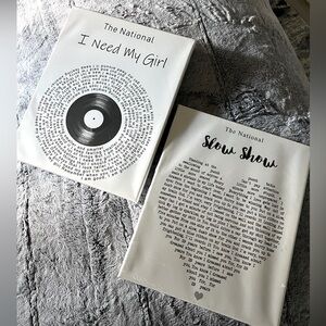 Musical wall art - The National